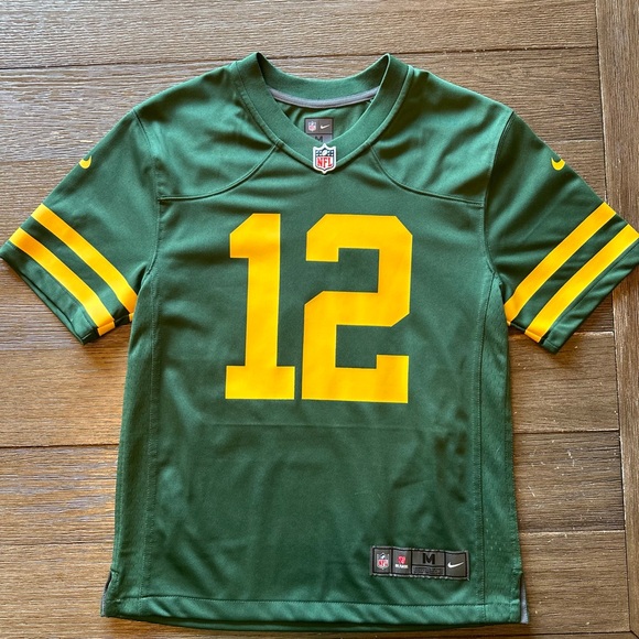 Nike NFL Green Bay Packers Game Jersey Aaron Rodgers Kids/Youth M - Picture 2 of 5
